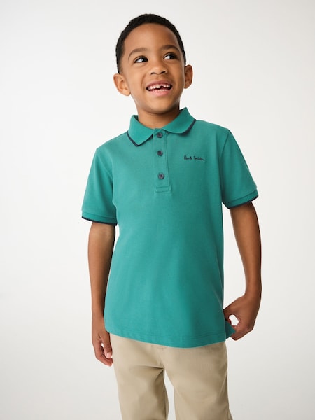 Boys Short Sleeve Signature Polo Shirt (N72785) | £45