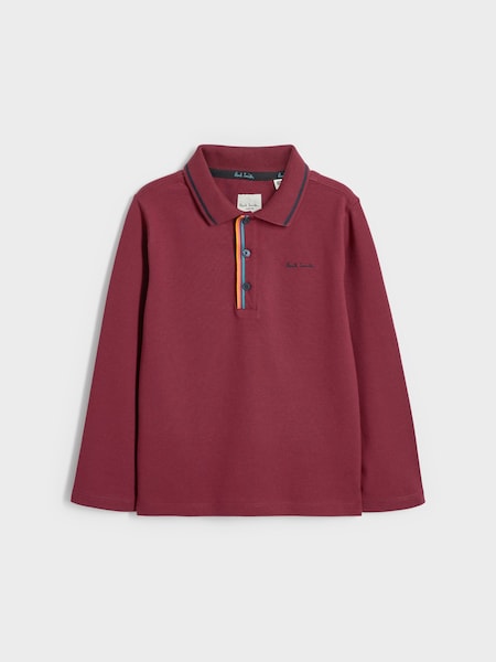 Boys Long Sleeve Signature Polo Shirt (N72790) | £48