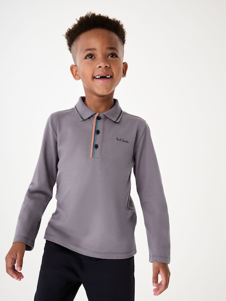 Boys Long Sleeve Signature Polo Shirt (N72798) | £28.50