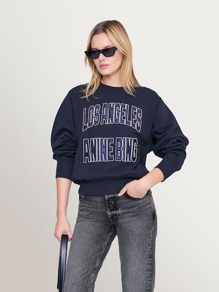 Black Vintage Harry Shrunken LA Sweatshirt (V10410) | £185