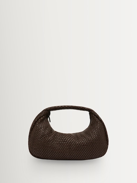 Brown Lattice Weave Bon Bon Bag (V10596) | £295