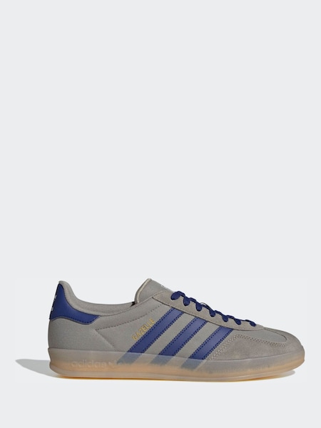 Light Grey Gazelle Indoor Trainers (V45066) | £95