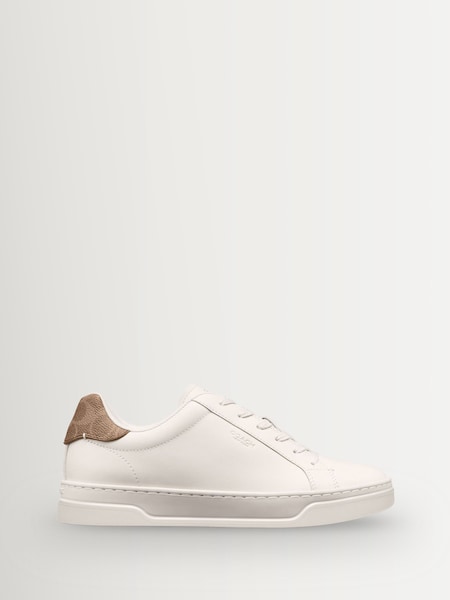 Brown/White - High Line Leather Sneakers