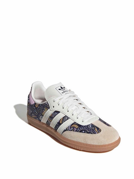 Navy Blue - Liberty London Samba Og Trainers