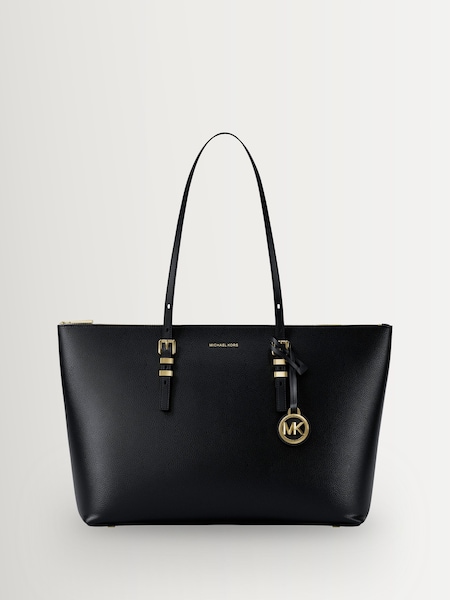 Black - Quinn East West Tote Bag