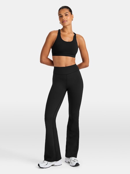 Black Fleece Flared Yoga Joggers (W18054) | £69