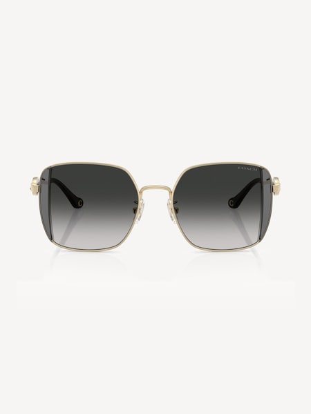 Gold Square Sunglasses (W22823) | £154