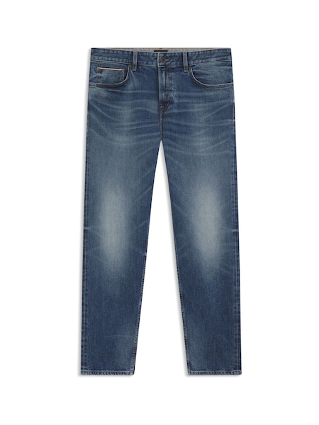 Blue Regular Fit Maine Stretch Selvedge Denim Jeans (W23104) | £169