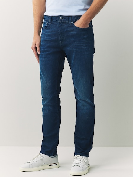 Blue Slim Fit Delaware Stretch Jeans (W23108) | £129