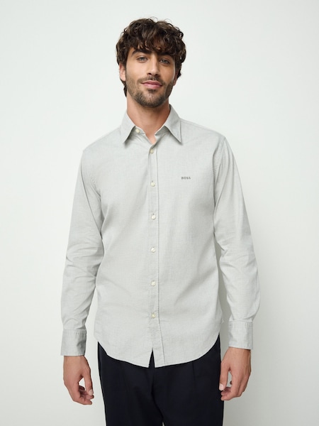 Grey Regular Fit Relegant Shirt (W23228) | £89
