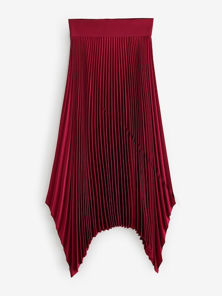 Grey Ade Skirt Knit Weave Plisse Skirt (W23614) | £365