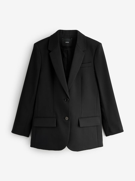 Black Jackie Tailor Wool Jacket (W23618) | £595