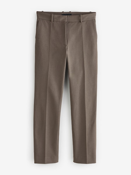 Brown Coleman Gabardine Stretch Trousers (W23619) | £295