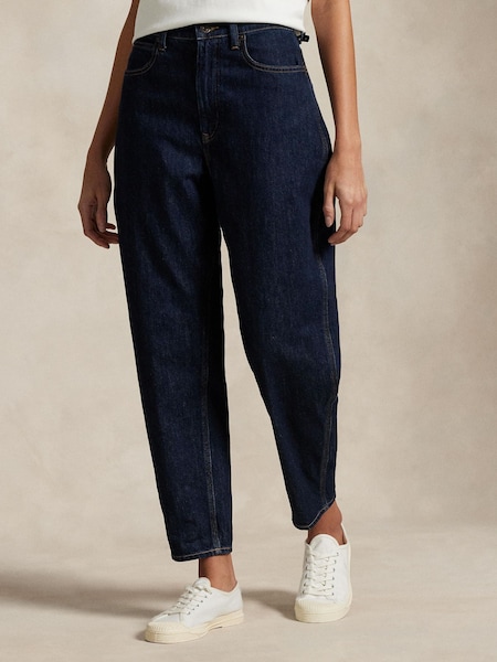 Dark Blue Ankle Straight Jeans (W23698) | £215