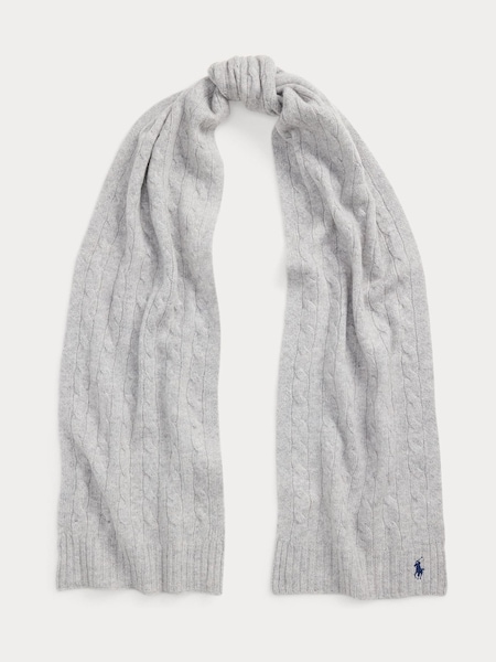 Grey Oblong Scarf (W23701) | £145