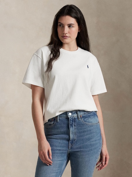 White Short Sleeve T-Shirt (W23720) | £105