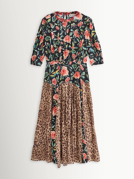 Green Mila Butterfly Print Meg Dress (W24558) | £265