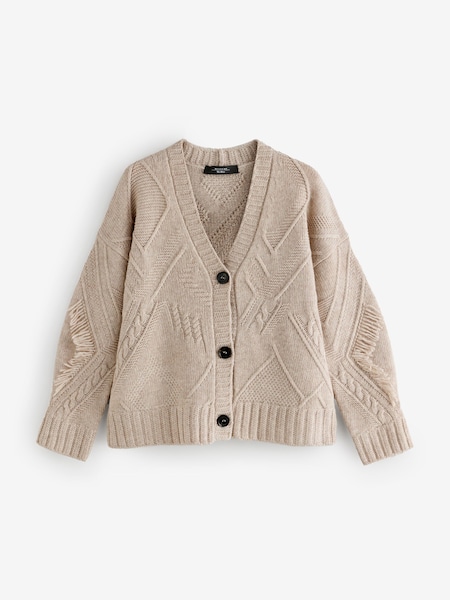 Cream Stallo Cardigan (W24775) | £320