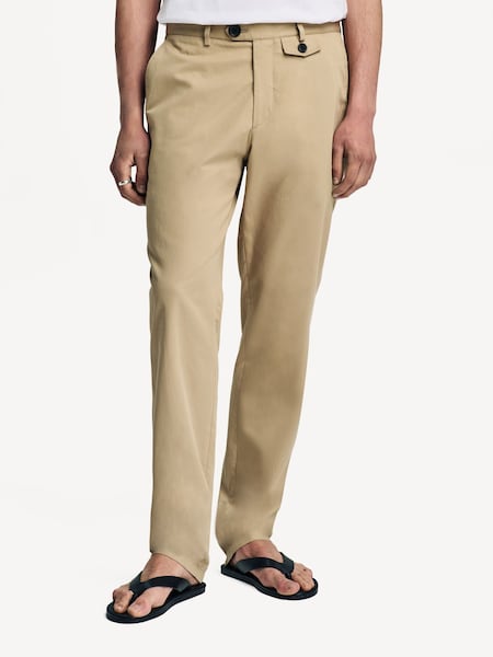 Fishtail Ashdown Brown Trousers (W25767) | £195