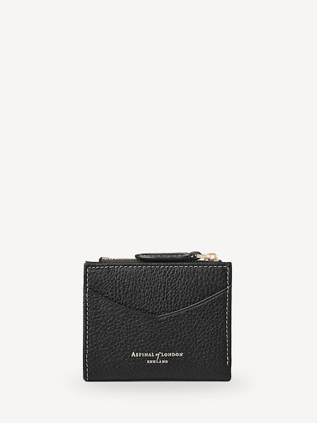 Black Hudson Multi Use Pocket Wallet Pebble leather (W27344) | £95