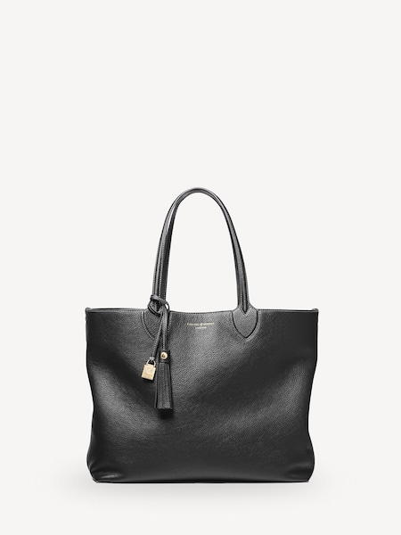 Black The Hudson Tote Tan Pebble Leather Bag (W27346) | £595