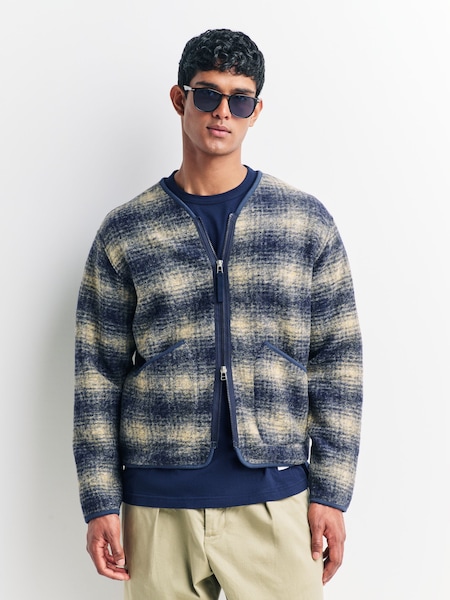 Blue Zip Liner Jacket (W29592) | £195