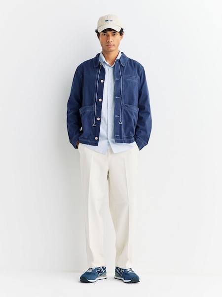 Blue Crinkle Canvas Lunar Jacket (W30403) | £220