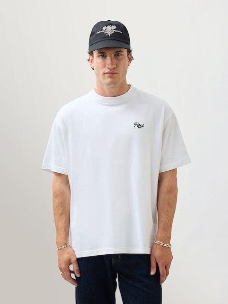 White Du Temps Oversized T-Shirt (W30609) | £60