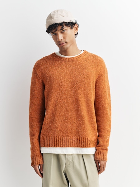 Orange Chain Crew Jumper (W30696) | £180