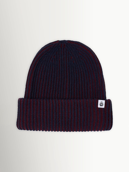 Red Contrast Beanie (W35450) | £30