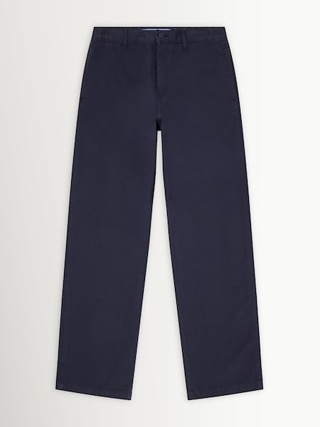 Blue Gamma Straight Chino Trousers (W35451) | £125