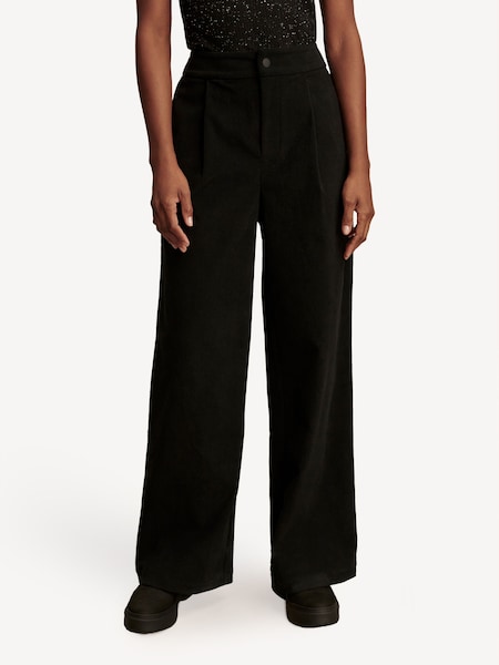 Black Floris Wide Leg Trousers (W43295) | £134