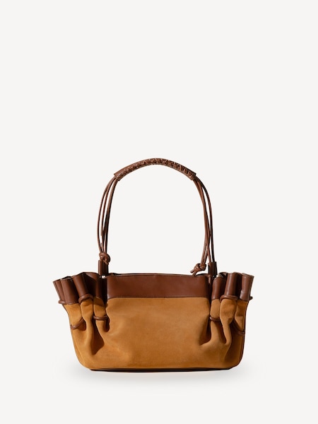 Brown Arta Suede Bag (W44080) | £500