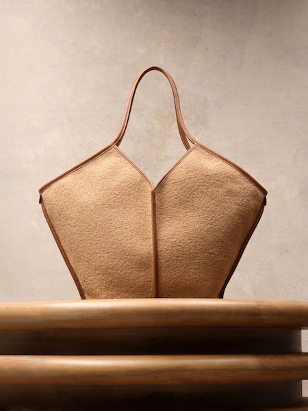 Brown Calella Wool Bag (W44081) | £420