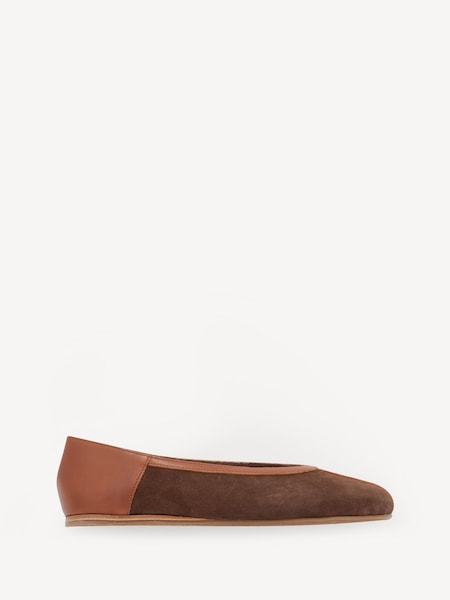 Brown Aeropi Pony Hair Ballet Pumps (W45301) | £235