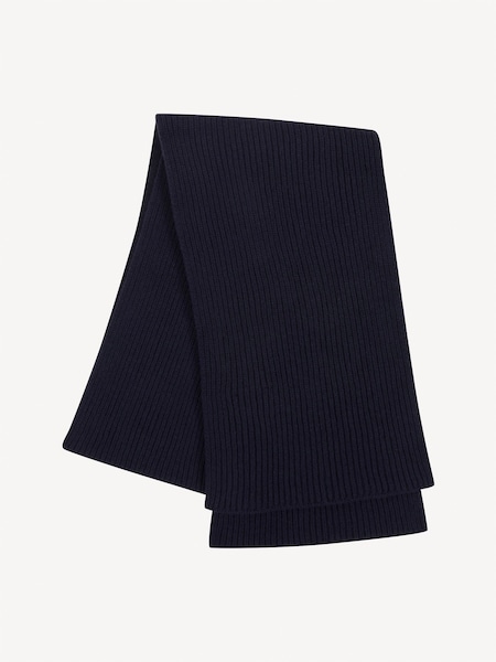 Blue Stark Casmere Merino Blend Scarf (W45758) | £160