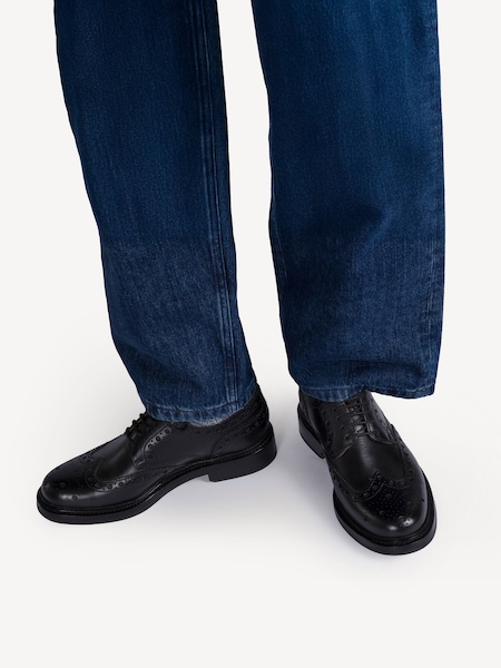 Black Archie Leather Brogue (W45881) | £345