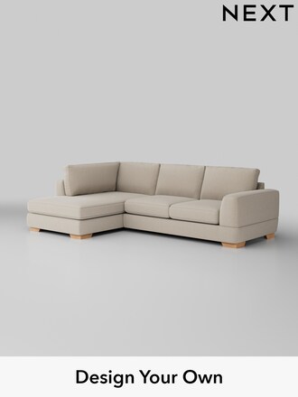 Clayton in Tweedy Blend Easy Clean Oyster