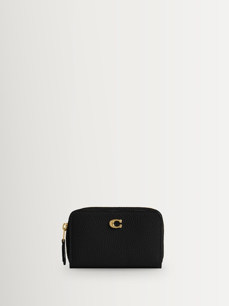 Black Essential Small Zip Around Card Case (W47613) | £75