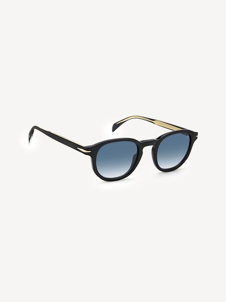 Round Black Sunglasses (W65806) | £195