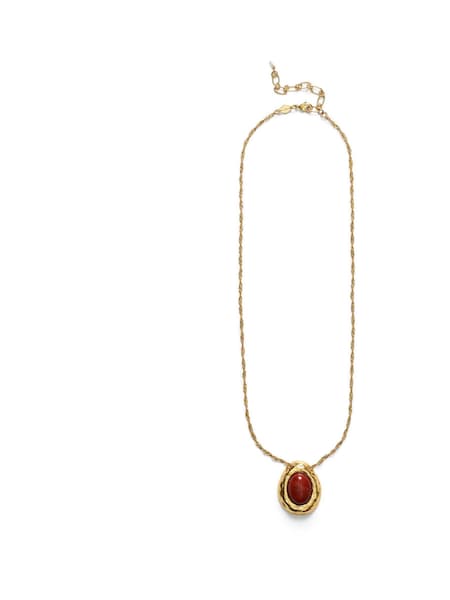 Gold Plated Cherry On Top Necklace (W66717) | £130