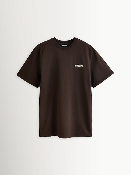 Brown Jersey Oversized T-Shirt (W70883) | £70