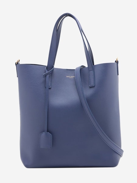Blue Saint Laurent Toy Shopping Leather Tote Bag (W76032) | £920