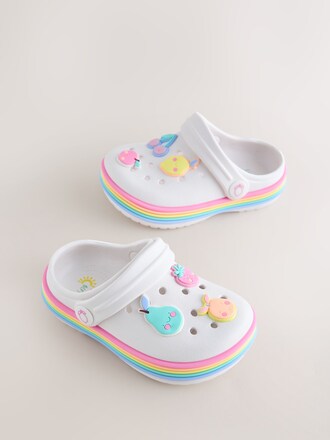 White Fruit Standard Fit (F) Character Clogs