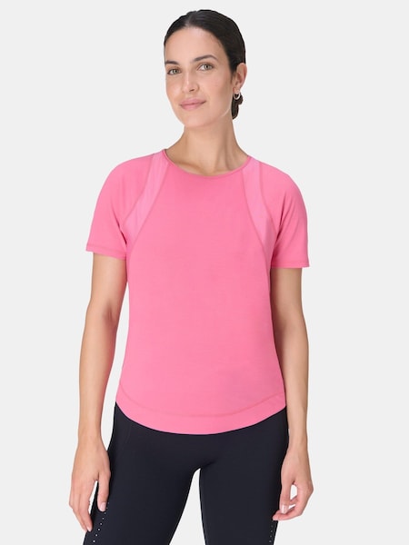 Pink Breathe Easy Mesh T-Shirt (W87523) | £55