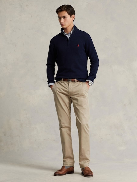 Hunter Navy Long Sleeve Pullover Jumper (W88820) | £235