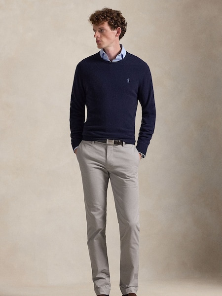 Grey Fog Flat Front Trousers (W88825) | £185