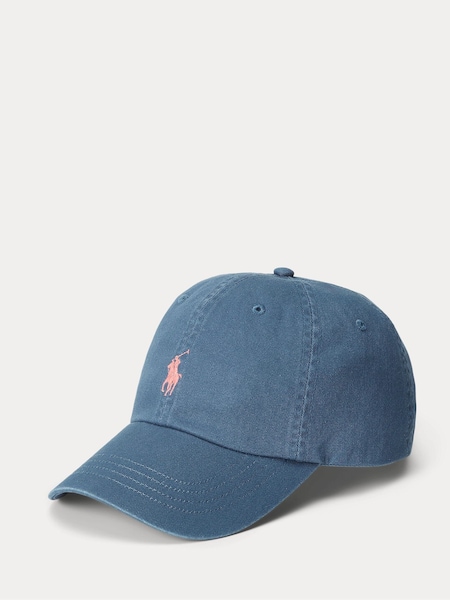 Blue Cotton Chino Ball Cap (W98119) | £55