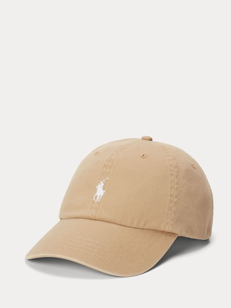 Brown Cotton Chino Ball Cap (W98127) | £0
