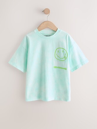 Blue Tie Dye Nirvana Band T-Shirt (3-16yrs)